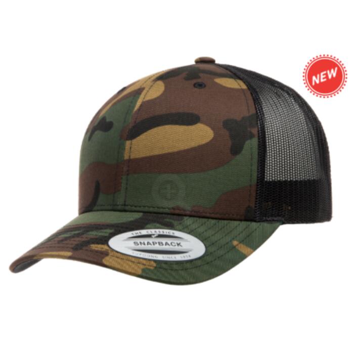 Retro Yupoong Trucker Camo  Thumbnail