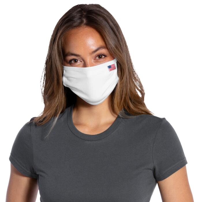 ® All American Cotton Knit Face Mask 5 pack (100 packs = 1 Case) Thumbnail