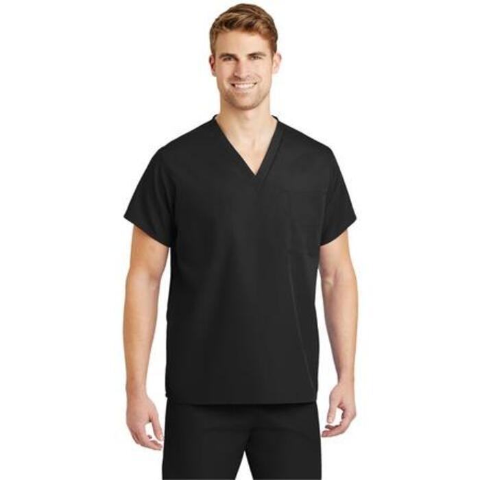 Unisex V neck Scrub Top Thumbnail