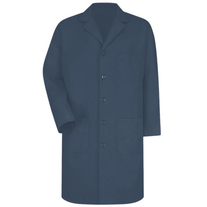 Button Front Lab Coat Extended Sizes Thumbnail