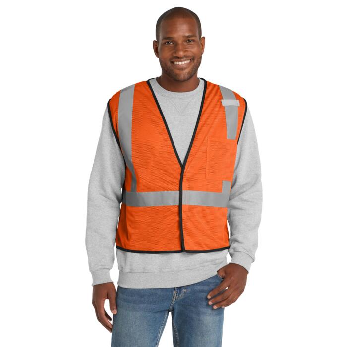 ® Ansi 107 Class 2 Economy Mesh One Pocket Vest Thumbnail