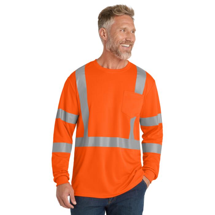 ® Ansi 107 Class 3 Mesh Long Sleeve Tee Thumbnail
