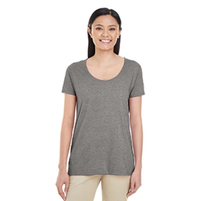 Ladies' Softstyle®  4.5 oz. Deep Scoop T-Shirt Thumbnail