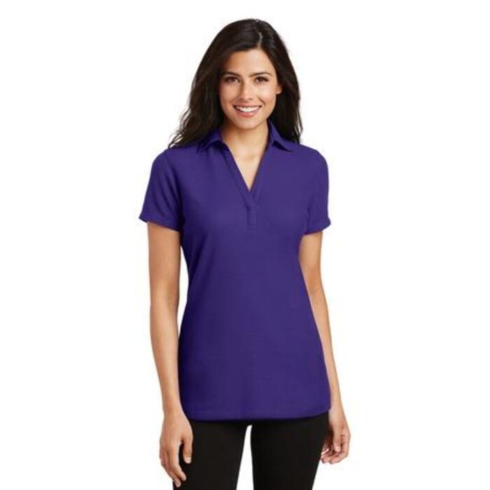 Ladies Silk Touch ™ Y Neck Polo Thumbnail