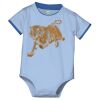 Infant Short Sleeve 1 Piece with Shoulder Snaps Thumbnail