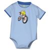 Infant Short Sleeve 1 Piece with Shoulder Snaps Thumbnail
