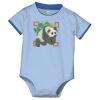 Infant Short Sleeve 1 Piece with Shoulder Snaps Thumbnail