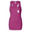 Ladies' 2×1 Rib Racerback Longer Length Tank Thumbnail