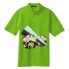 Poly Bamboo Charcoal Birdseye Jacquard Polo Thumbnail