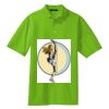 Poly Bamboo Charcoal Birdseye Jacquard Polo Thumbnail