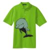 Poly Bamboo Charcoal Birdseye Jacquard Polo Thumbnail