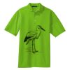 Poly Bamboo Charcoal Birdseye Jacquard Polo Thumbnail