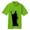 Poly Bamboo Charcoal Birdseye Jacquard Polo Thumbnail