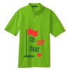 Poly Bamboo Charcoal Birdseye Jacquard Polo Thumbnail